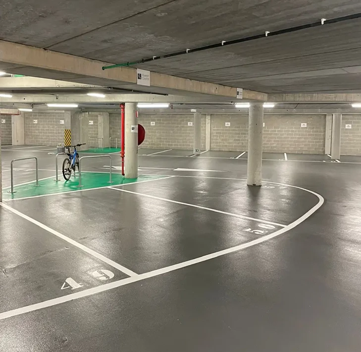 Renovatie ondergrondse parking Brussel